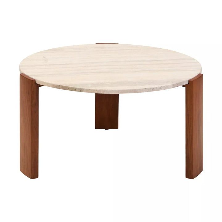 Palermo Round Top Coffee Table - Travertine