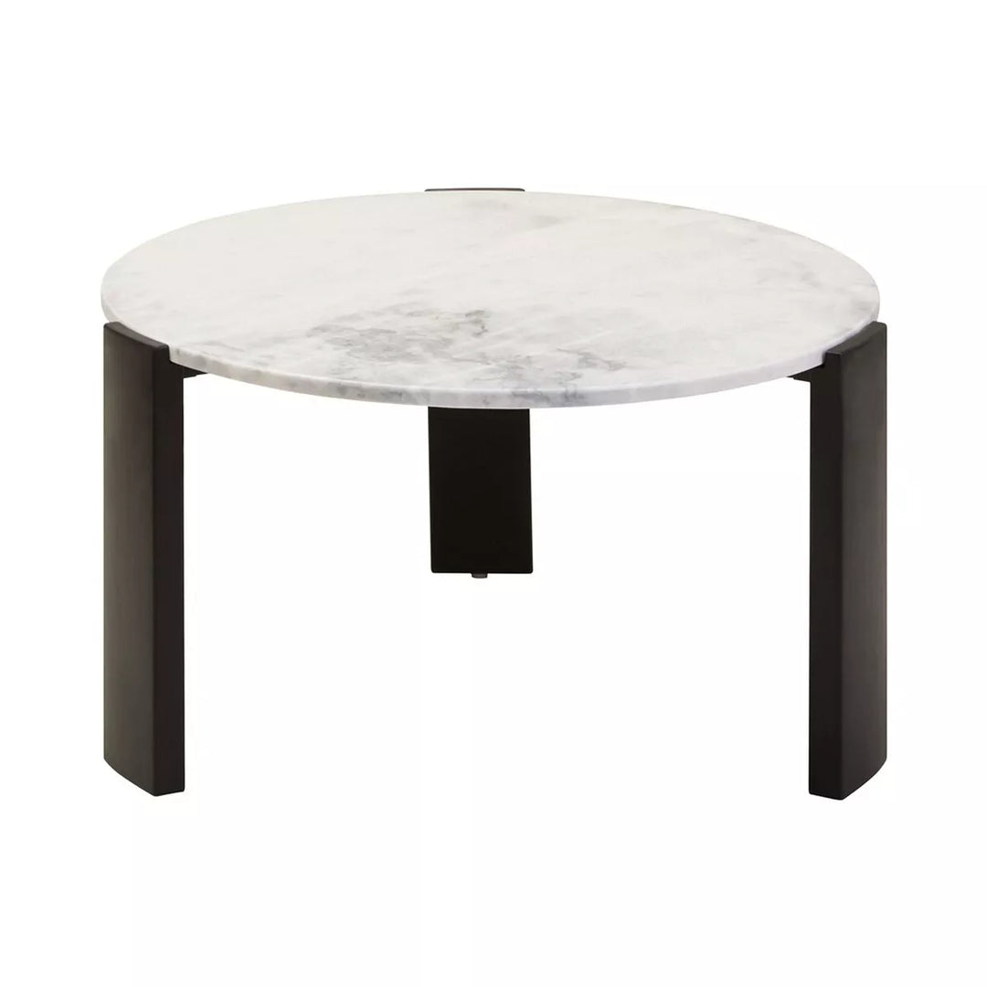 Palermo Round Top Coffee Table - White Marble