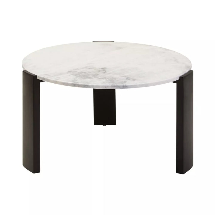 Palermo Round Top Coffee Table - White Marble