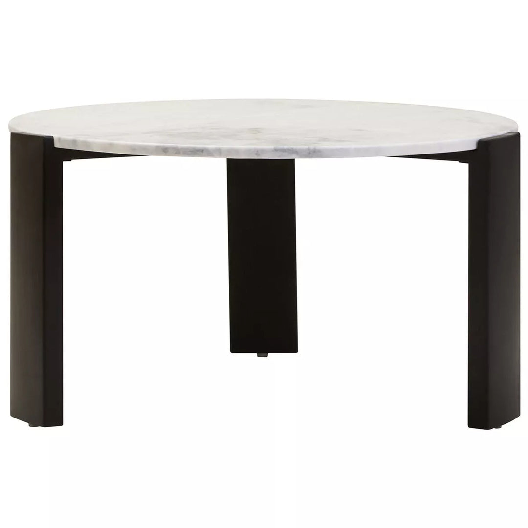Palermo Round Top Coffee Table - White Marble