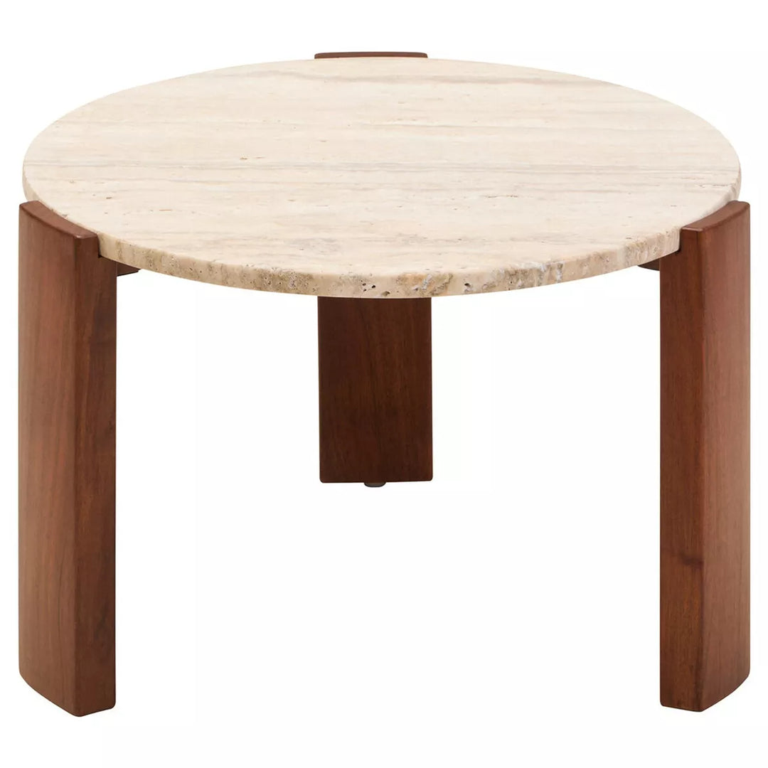 Palermo Round Top Coffee Table - Travertine