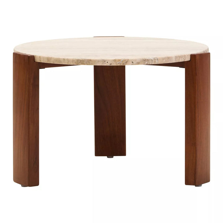 Palermo Round Top Coffee Table - Travertine