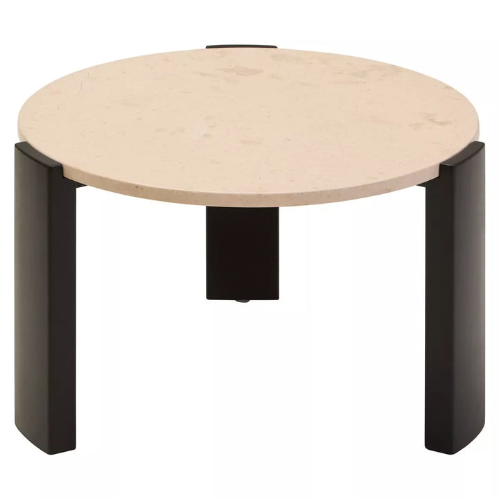Palermo Round Top Coffee Table - Cream Marble