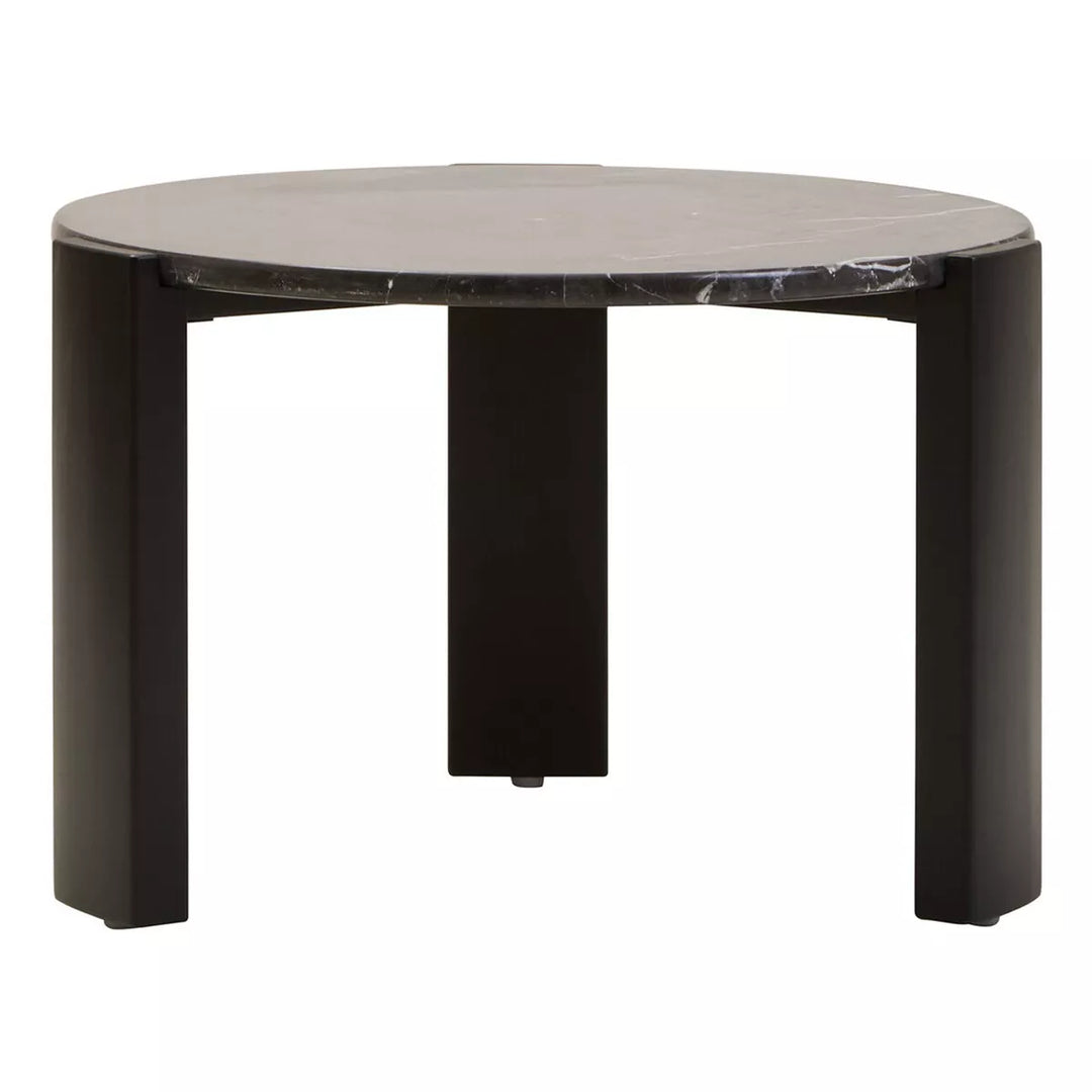 Palermo Round Top Coffee Table - Black Marble