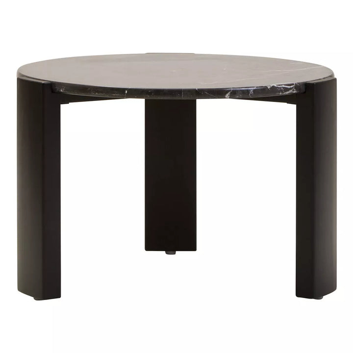 Palermo Round Top Coffee Table - Black Marble