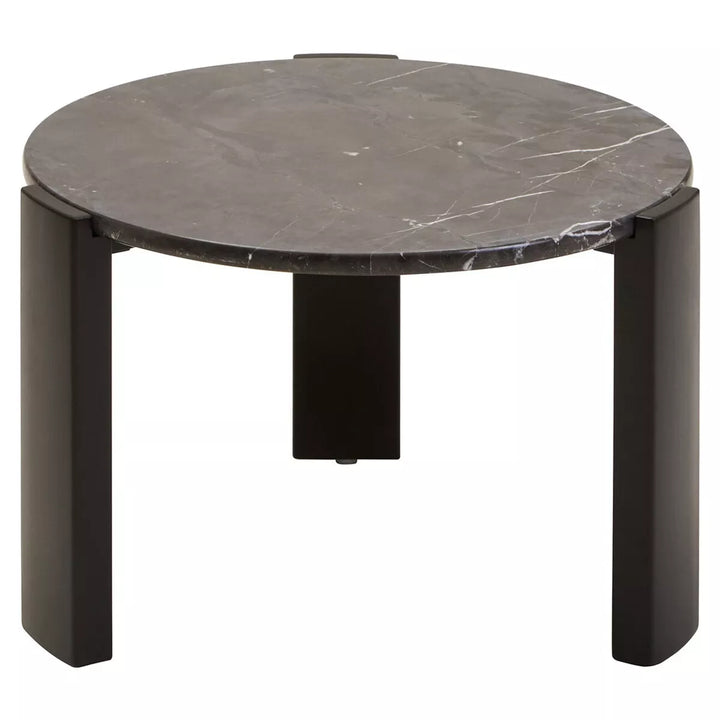 Palermo Round Top Coffee Table - Black Marble