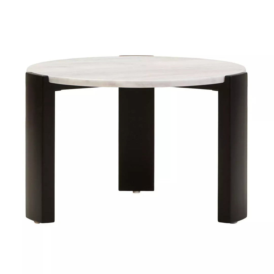 Palermo Round Top Coffee Table - White Marble