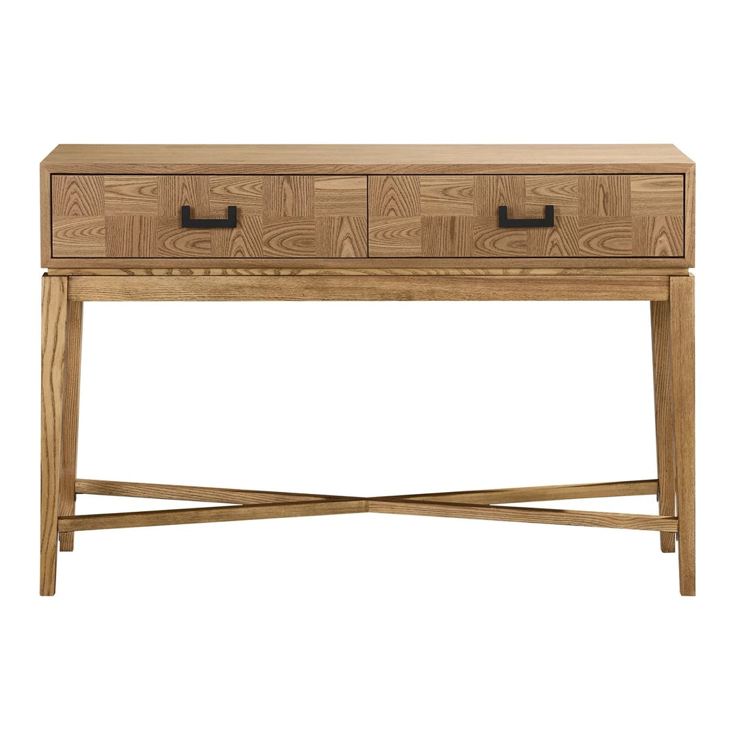 Dianthe Two Drawer Console Table - Natural