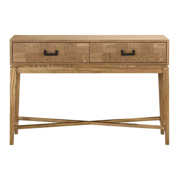 Dianthe Two Drawer Console Table - Natural