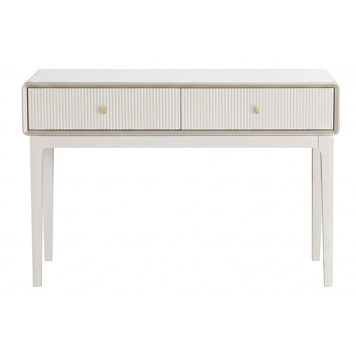 Dorota Two Drawer Dressing Table - Ivory