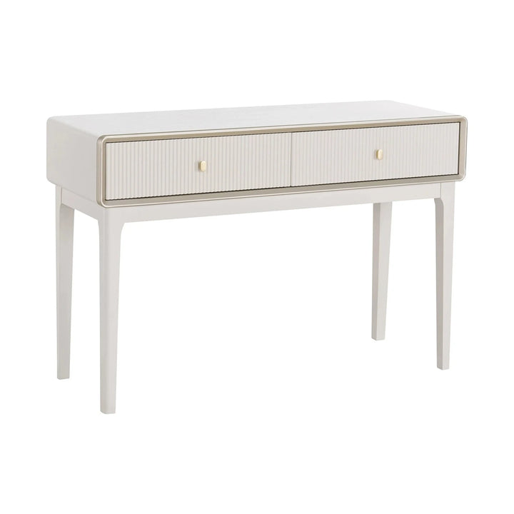 Dorota Two Drawer Dressing Table - Ivory