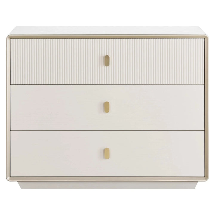 Dorota Three Drawer Chest - Ivory
