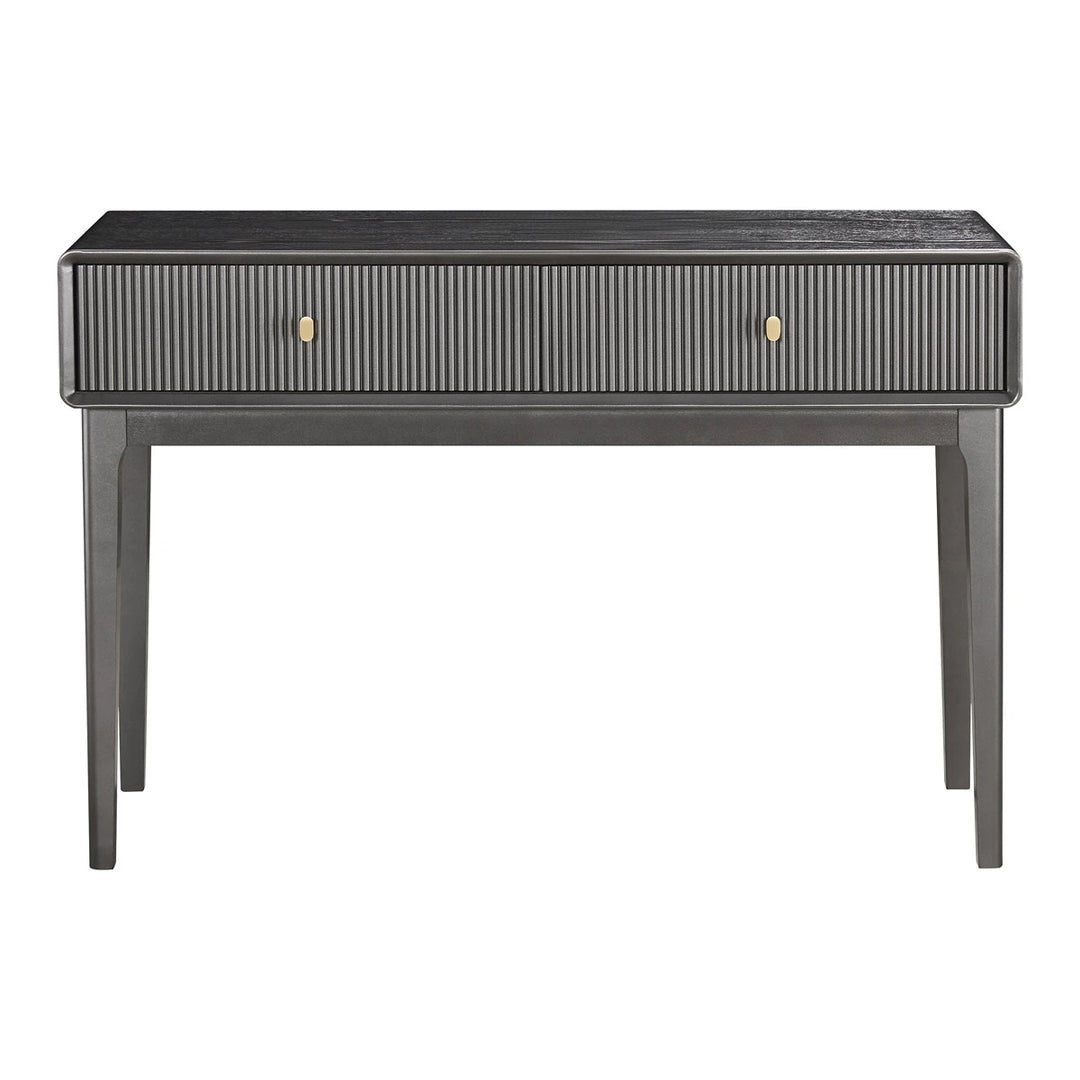 Dorota Two Drawer Dressing Table - Brown Grey