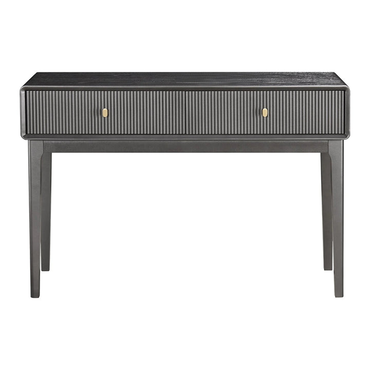Dorota Two Drawer Dressing Table - Brown Grey