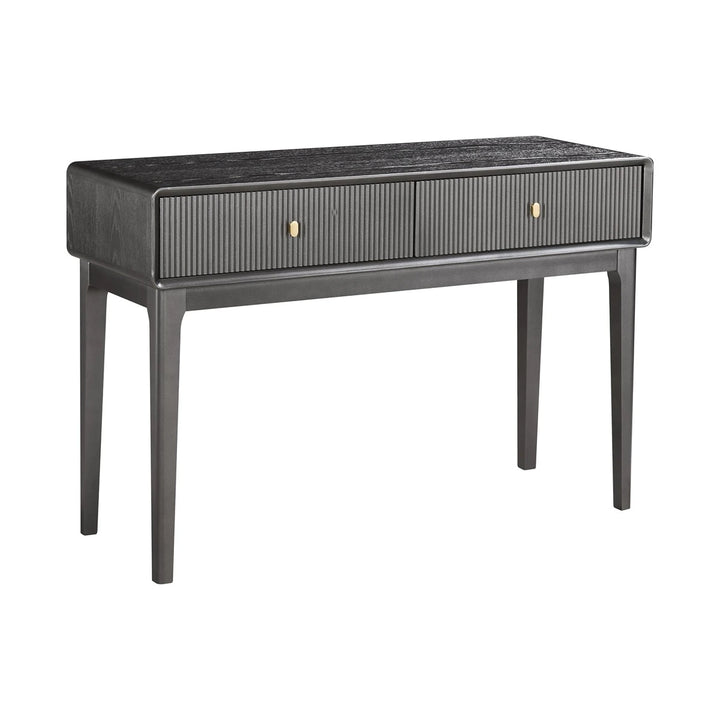 Dorota Two Drawer Dressing Table - Brown Grey