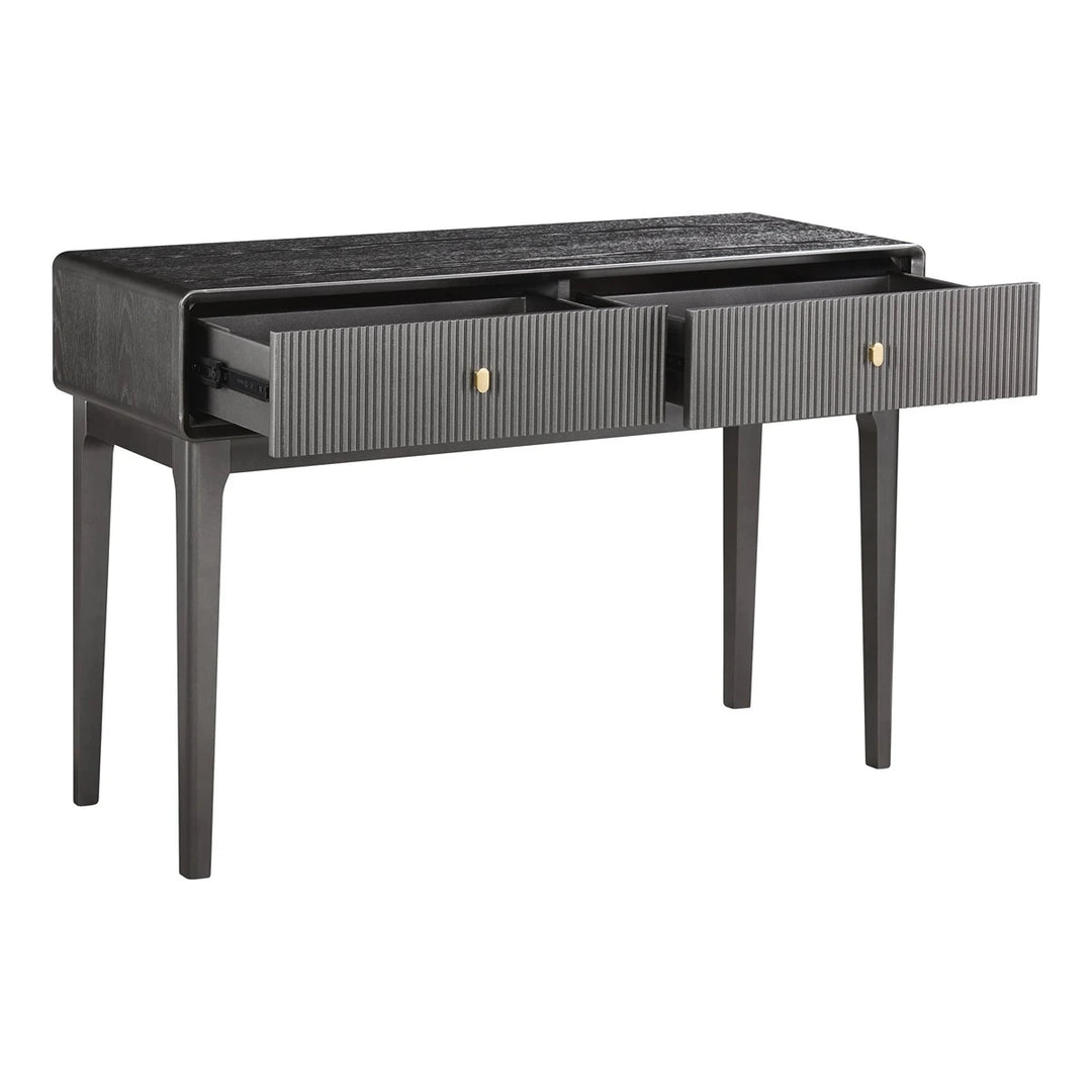 Dorota Two Drawer Dressing Table - Brown Grey