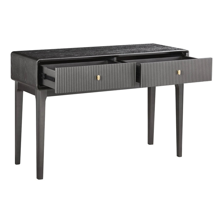 Dorota Two Drawer Dressing Table - Brown Grey