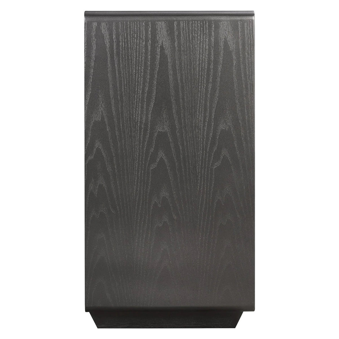 Dorota Wood Veneer Three Drawer Chest - Brown Grey