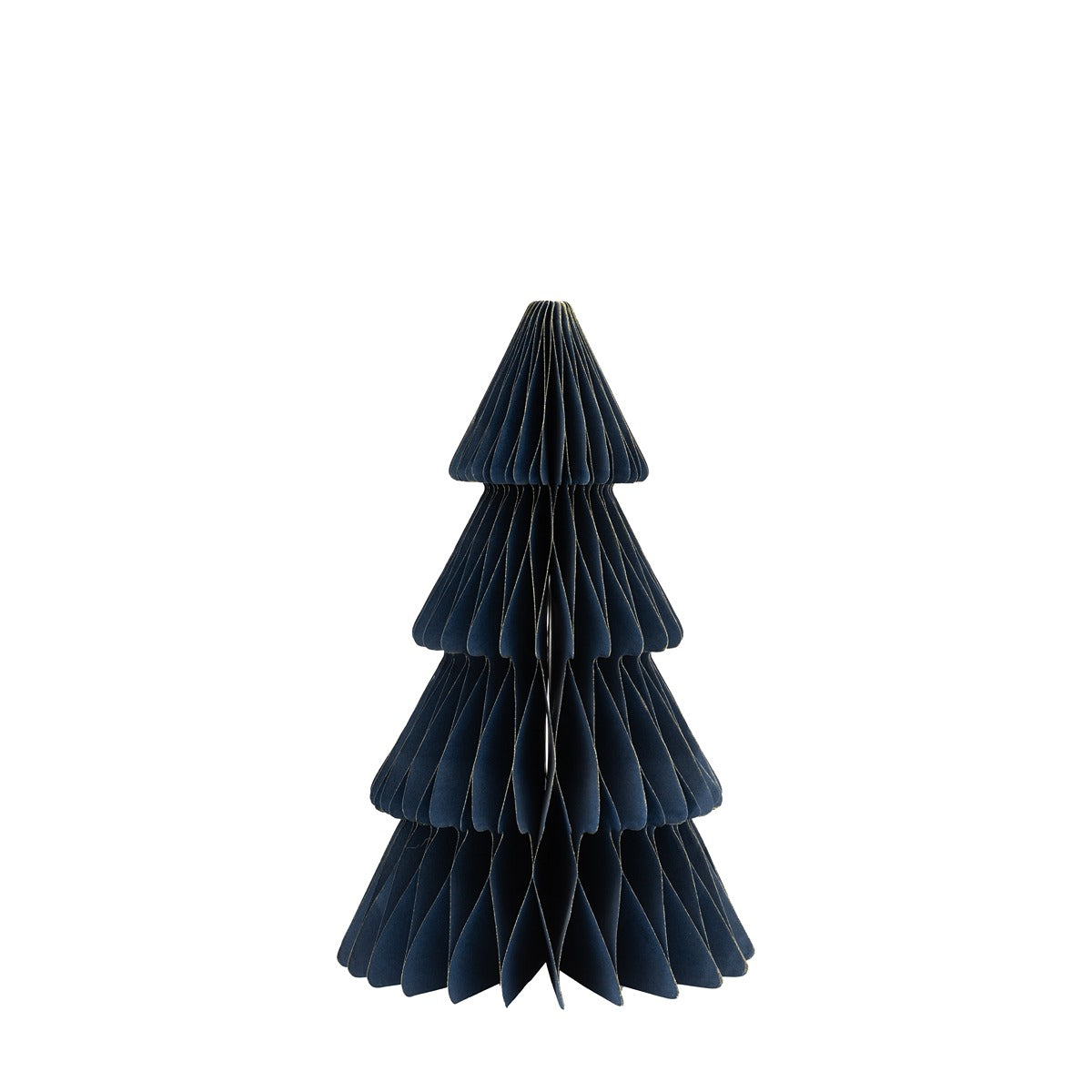 Gallery Interiors Merry Midnight Paper Tree Décor Navy