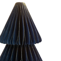 Gallery Interiors Merry Midnight Paper Tree Décor Navy