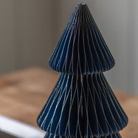 Gallery Interiors Merry Midnight Paper Tree Décor Navy