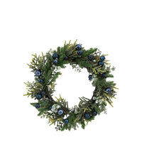 Gallery Interiors Merry Midnight Navy Bauble Wreath