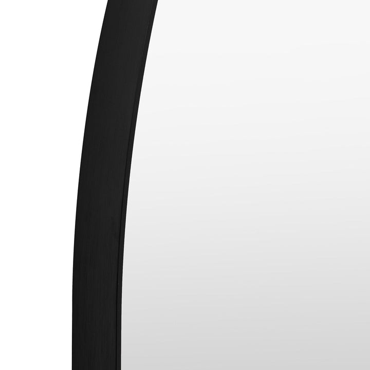 Holworth Overmantle Mirror 110x90cm - Black GalleryDirect 5