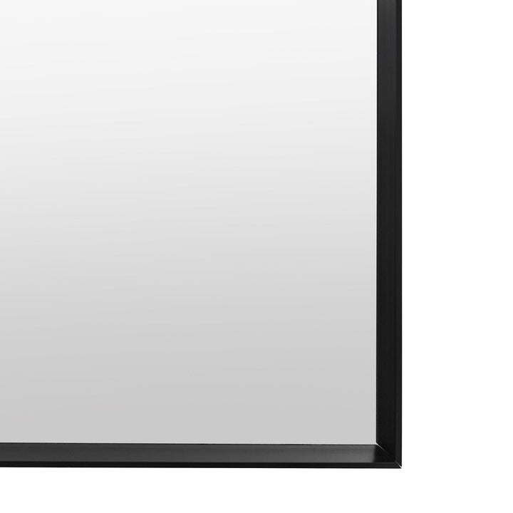 Holworth Overmantle Mirror 110x90cm - Black GalleryDirect 7