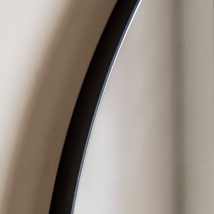 Holworth Overmantle Mirror 110x90cm - Black GalleryDirect 3