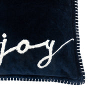 Gallery Interiors Merry Midnight Joy Cushion in Navy - 30x50cm