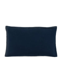 Gallery Interiors Merry Midnight Merry Cushion in Navy - 30x50cm