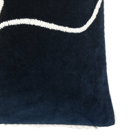 Gallery Interiors Merry Midnight Merry Cushion in Navy - 30x50cm