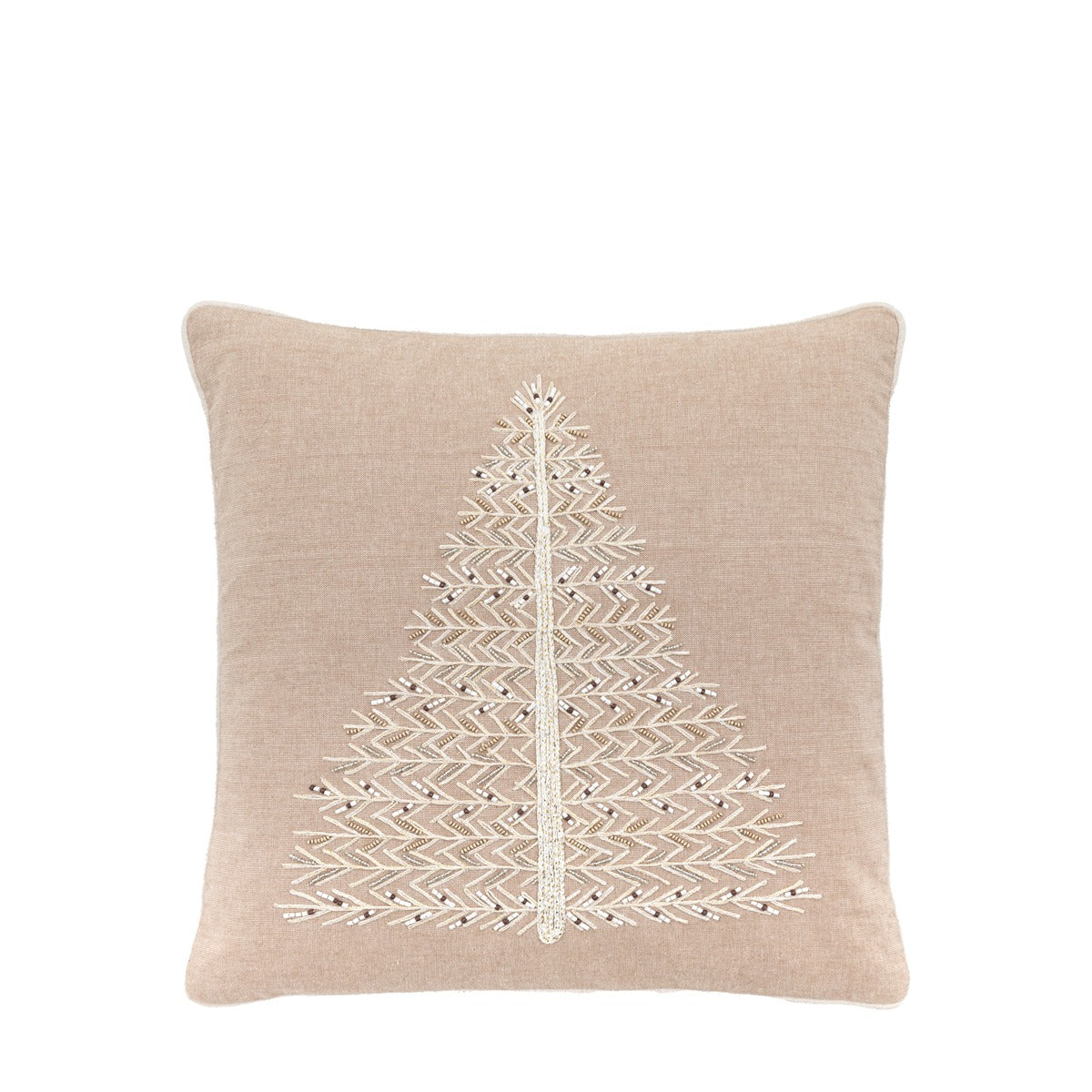 Gallery Interiors Pearly White Single Tree Cushion - 45x45cm