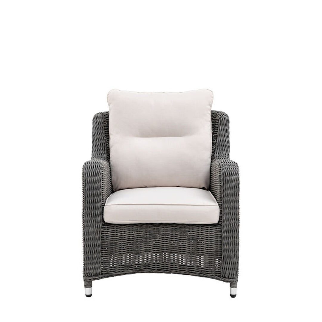 Windsor Set of 2 Outdoor Lounge Chairs - Grey GalleryDirect 1