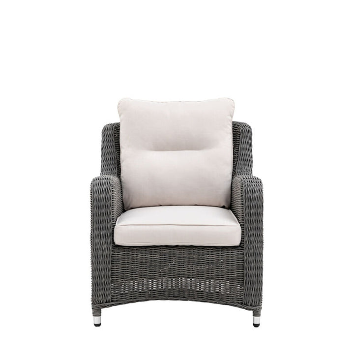 Windsor Set of 2 Outdoor Lounge Chairs - Grey GalleryDirect 1