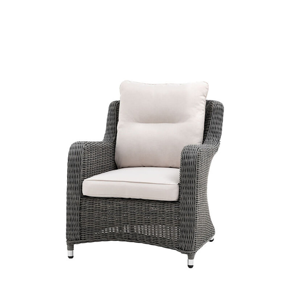 Windsor Set of 2 Outdoor Lounge Chairs - Grey GalleryDirect 2