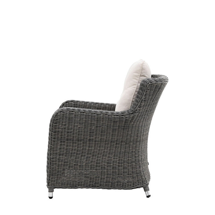 Windsor Set of 2 Outdoor Lounge Chairs - Grey GalleryDirect 3