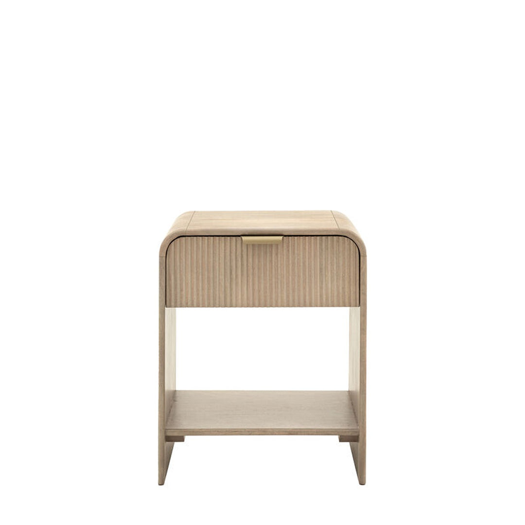 Catala 1 Drawer Bedside Table - Grey GalleryDirect 3