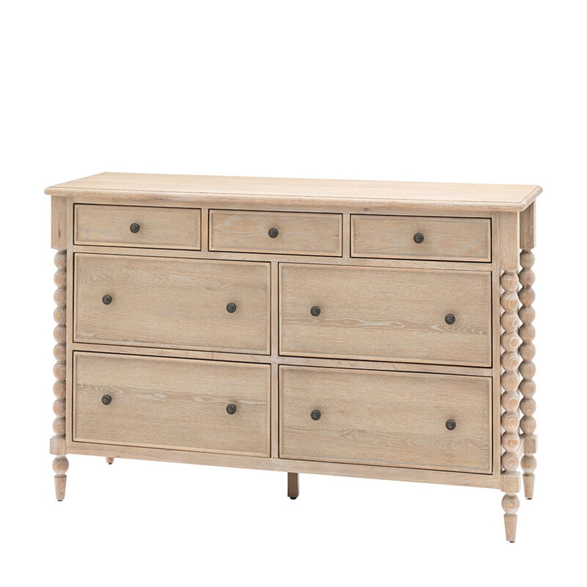 Abingdon 7 Drawer Chest of Drawers - Natural | Olivia's