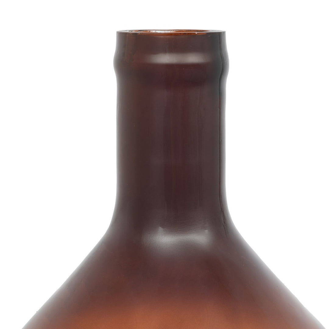 Rueda Giant Glass Bottle Vase - Amber GalleryDirect 4