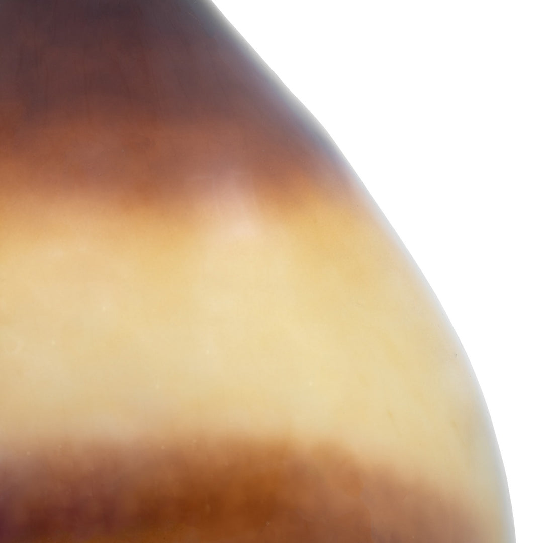 Rueda Giant Glass Bottle Vase - Amber GalleryDirect 5