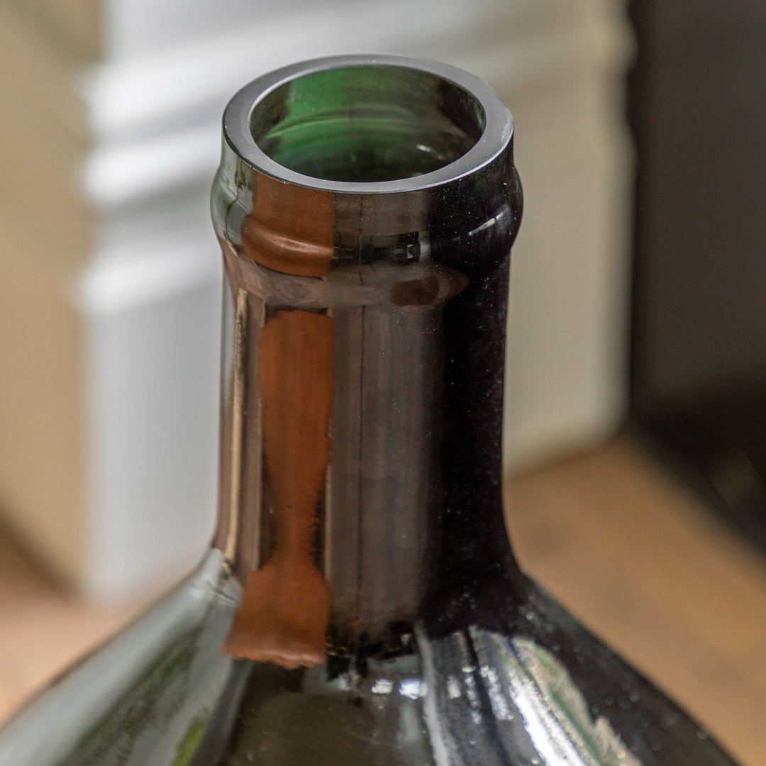 Rueda Giant Glass Bottle Vase - Olive GalleryDirect 3