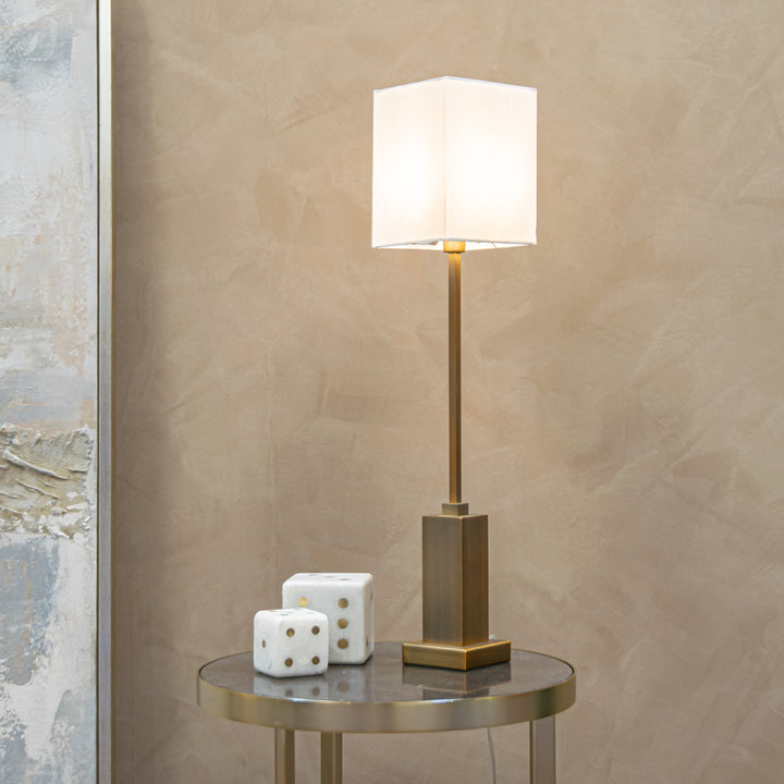 Herta Table Lamp - Antique Brass