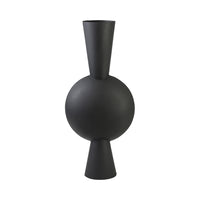 Light & Living Kavandu Decorative Vase - Matt Black