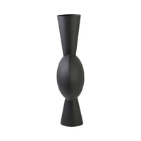 Light & Living Kavandu Decorative Vase - Matt Black