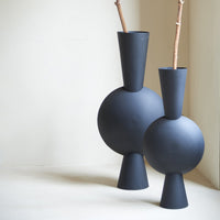 Light & Living Kavandu Decorative Vase - Matt Black