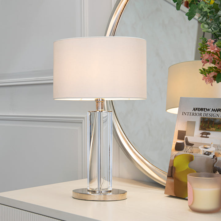 Lisle Table Lamp - Nickel
