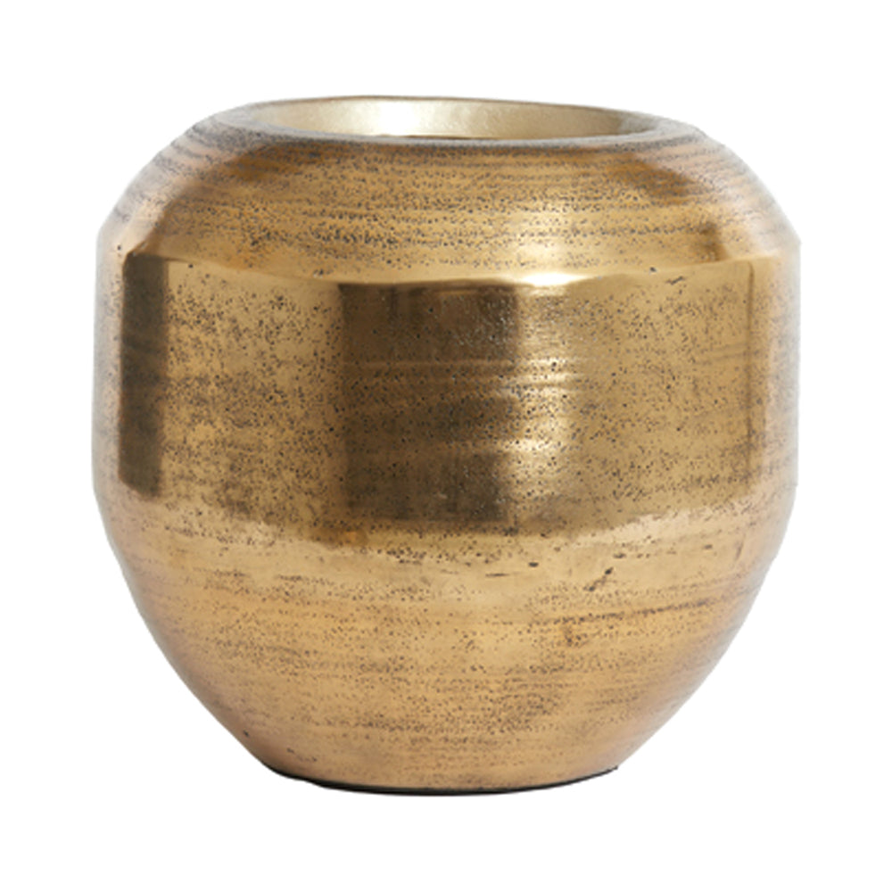 Light & Living Louie Small Decorative Pot - Antique Gold