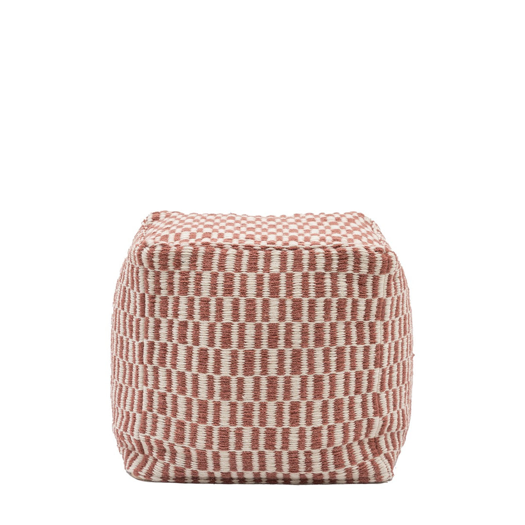 Rauma Wool Woven Pouffe - Nutmeg GalleryDirect 1