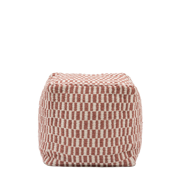 Rauma Wool Woven Pouffe - Nutmeg GalleryDirect 1